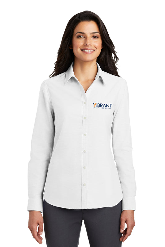 Port Authority SuperPro Oxford Women's Shirt